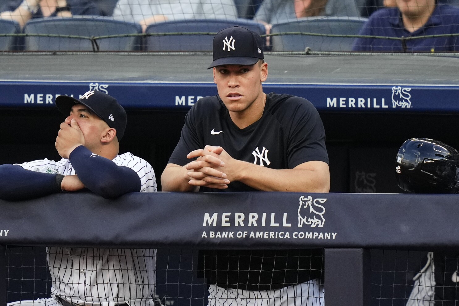 One month into toe injury, Aaron Judge begins hitting off a tee